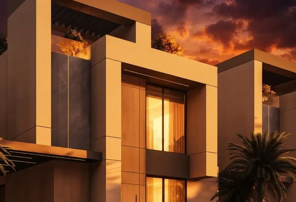 مشاريع مهاد السكنية عند الغروب